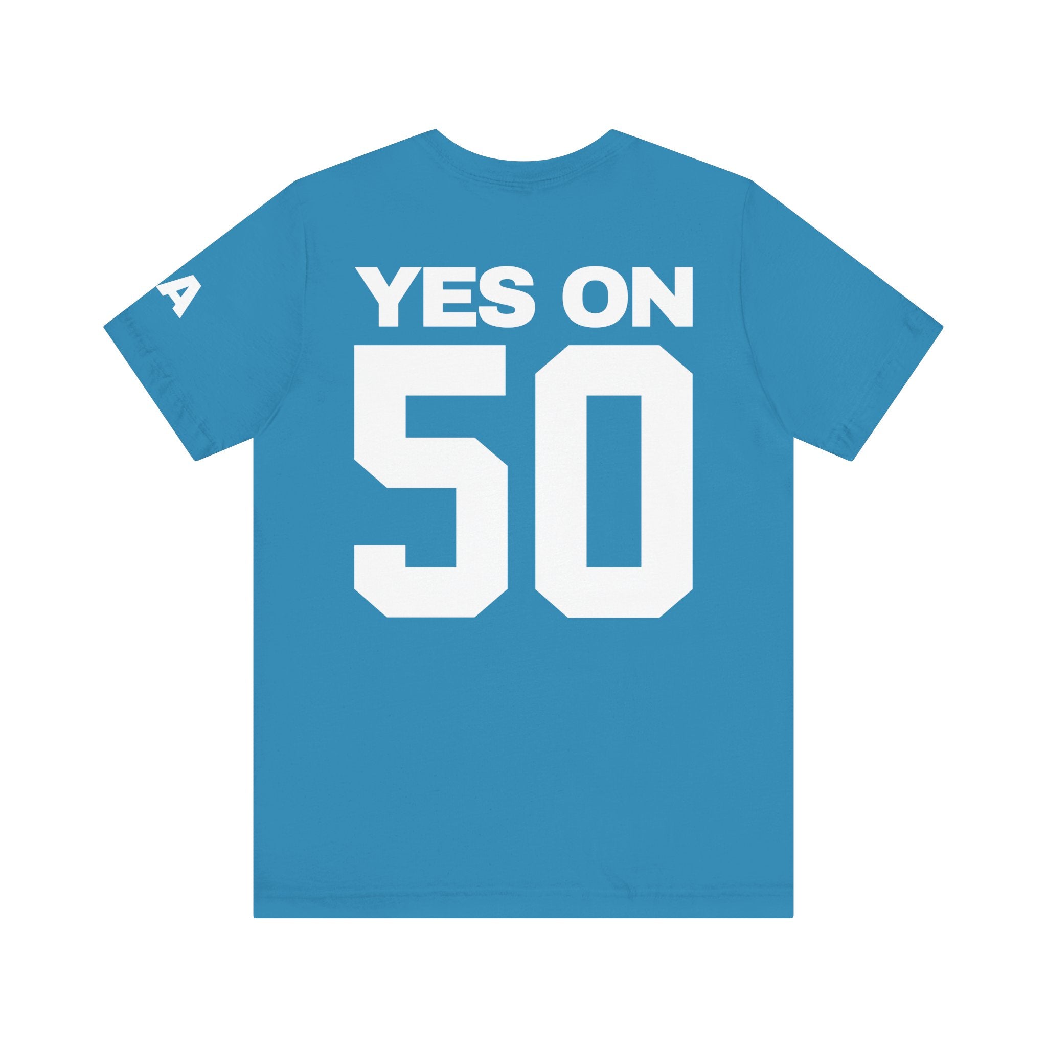 No Trump Trickery YES PROP 50 Front/Back Unisex Tee