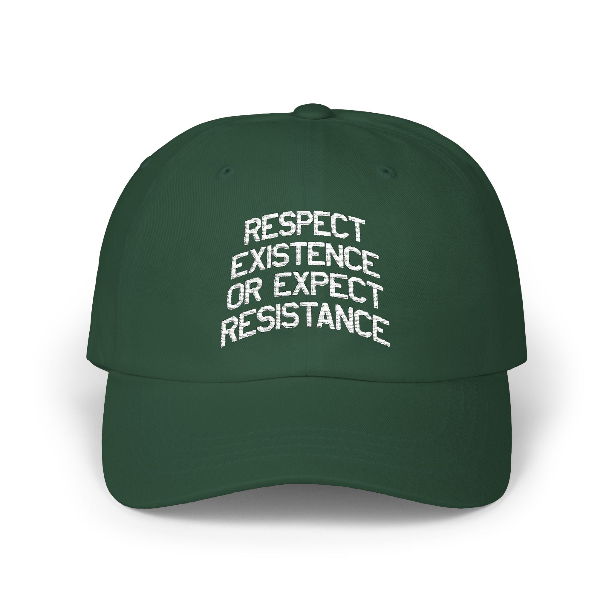 Respect Existence or Expect Resistance Baseball Hat